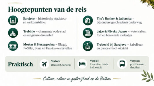 Reis naar Bosnië-Herzegovina